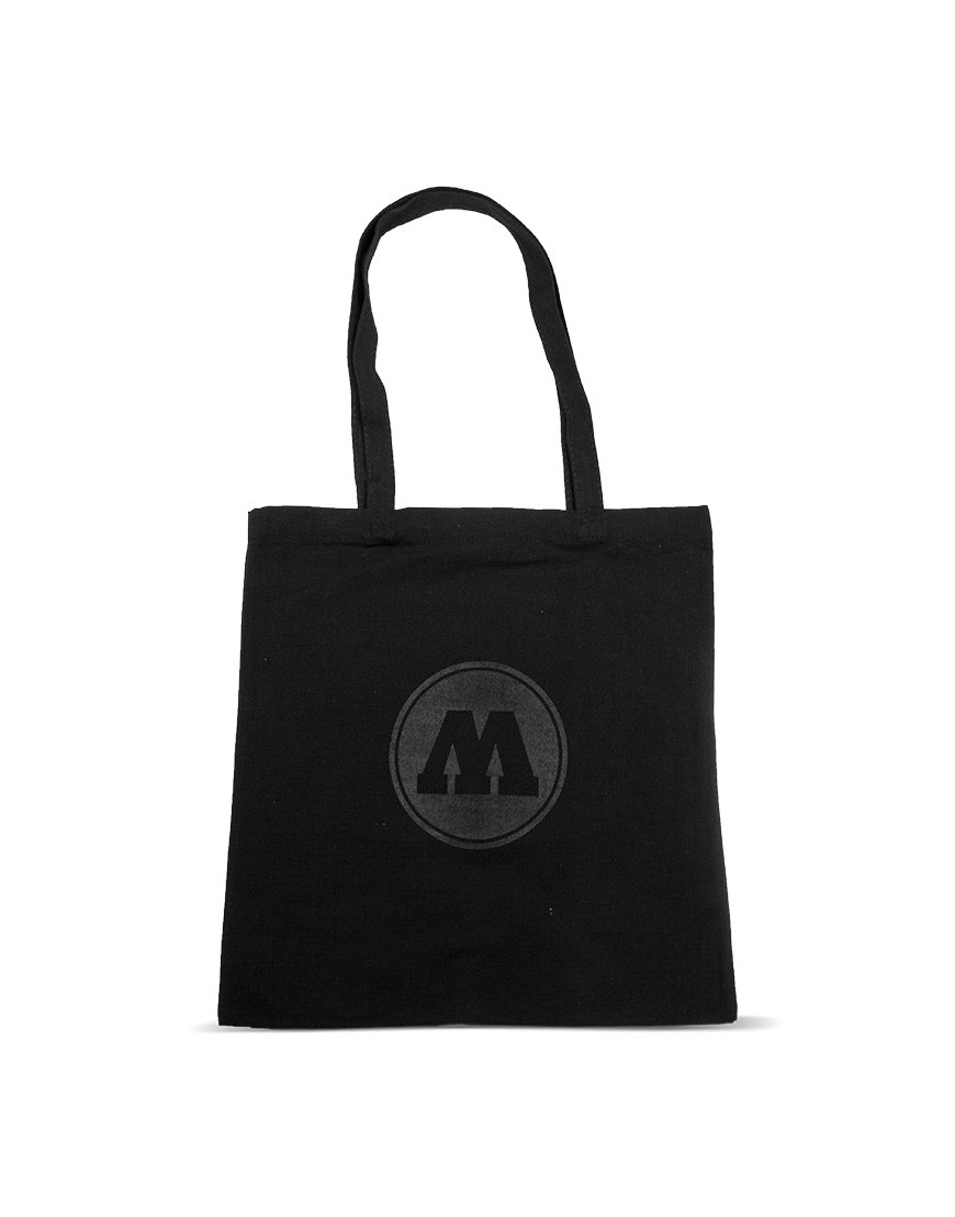 Loxato Tote Bag Negra - Bolsa Tela Negra - Bolsa de Algodón 100% - Tote Bag  Tela - Bolso