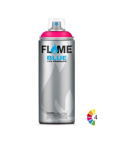 spray pintura fluorescente flame blue