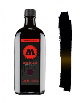 Tinta Permanente Negra Speedflow Cocktail 250ml