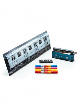 Pack Acrilic Twin-Train Steel Box+Train 3d Pequeño"