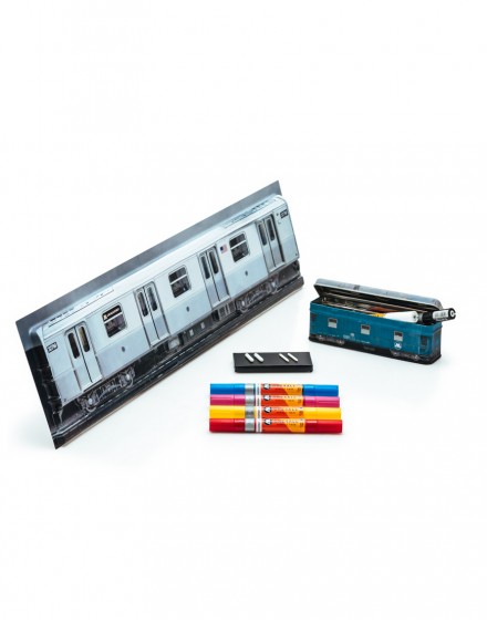 pack acrilic twin-train steell box