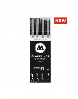 Pack Rotuladores Blackliner Molotow x4 - Set 3