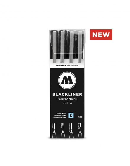 Pack rotuladores Blackliner Molotow x4 - Set 3