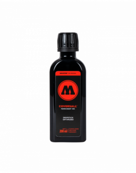 tinta permanente negra molotow coversall 200ml.