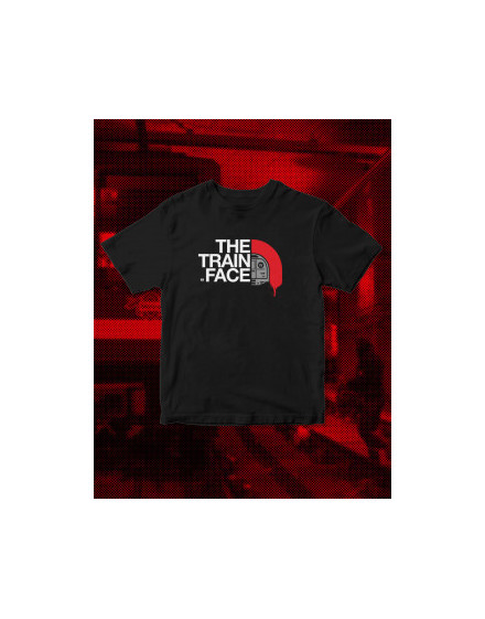 CAMISETA  NEGRA THE TRAIN FACE