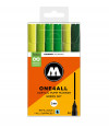 Pack 6 rotuladores acrílicos One4all 2mm Blue Set