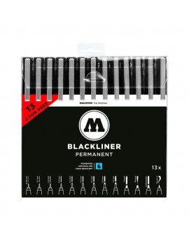 Pack rotuladores Blackliner Molotow x13